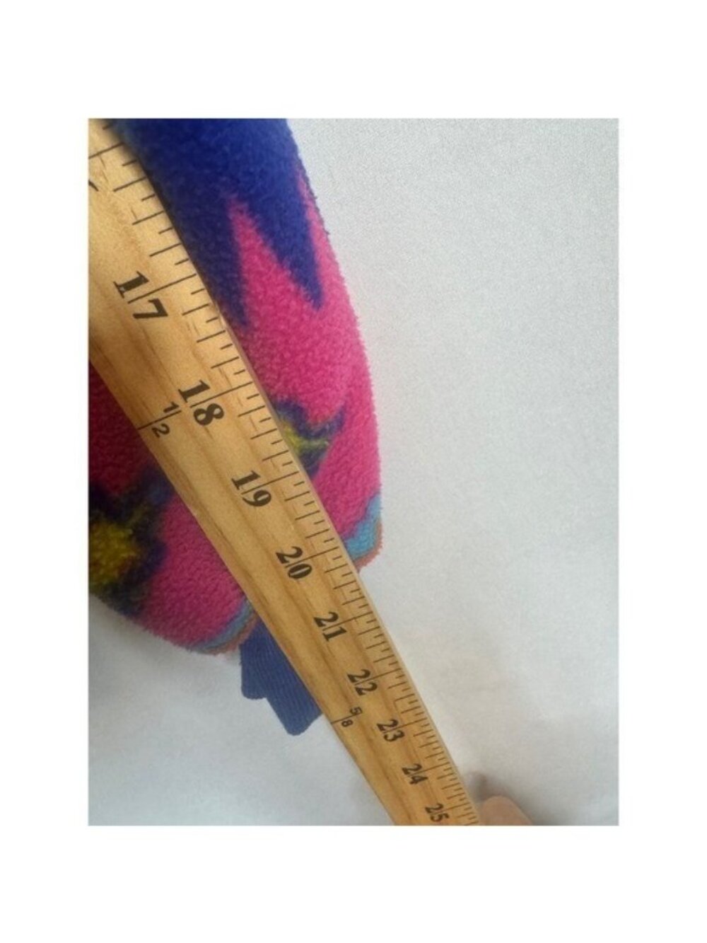 Vintage Kactus Fleece Bomber Jacket Southwestern Geometric Neon Blue Pink M - Picture 10 of 12